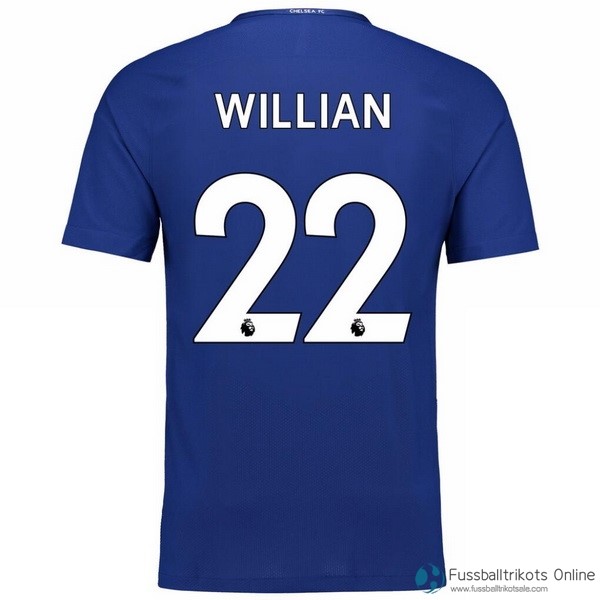 Chelsea Trikot Heim Willian 2017-18 Fussballtrikots Günstig